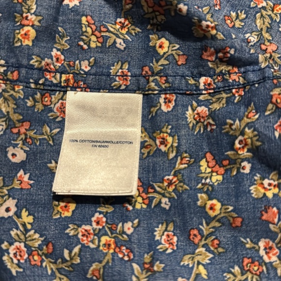Lands' End Floral Dress Shirt - Picture 3 of 8